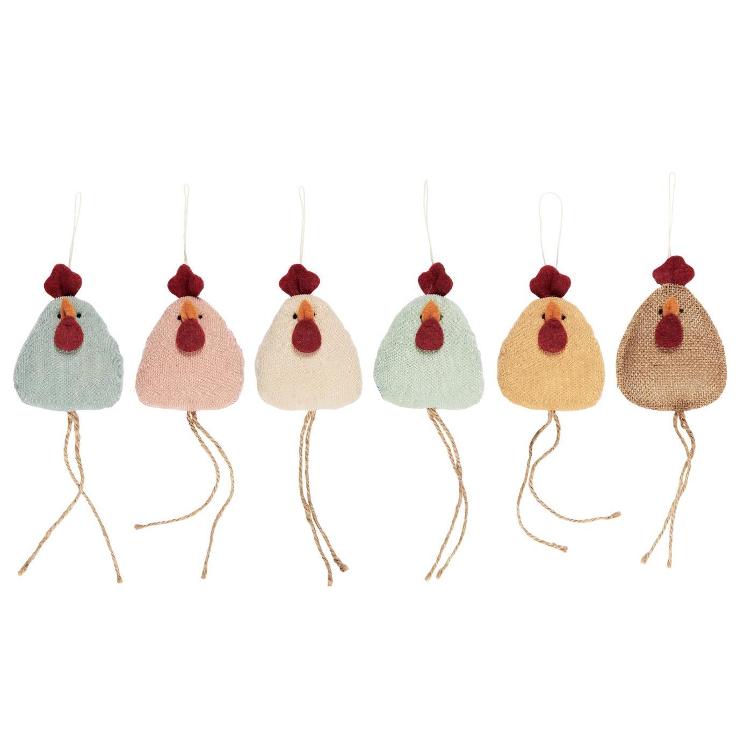 Osterhuhn mit langen Beinen