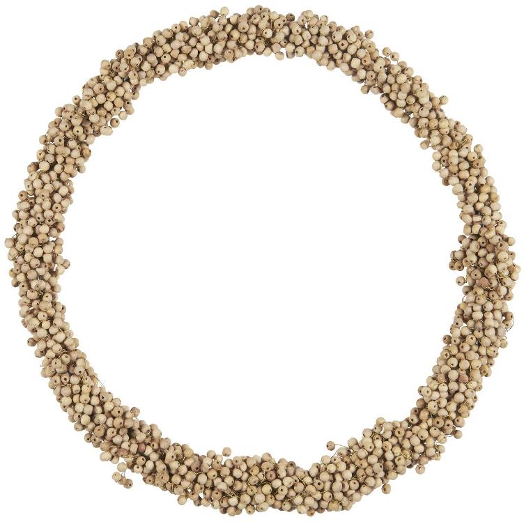 Kranz Holzperlen Ø 34 cm