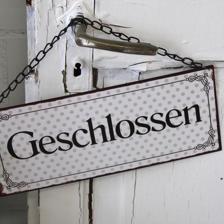 Dienstagvormittag geschlossen