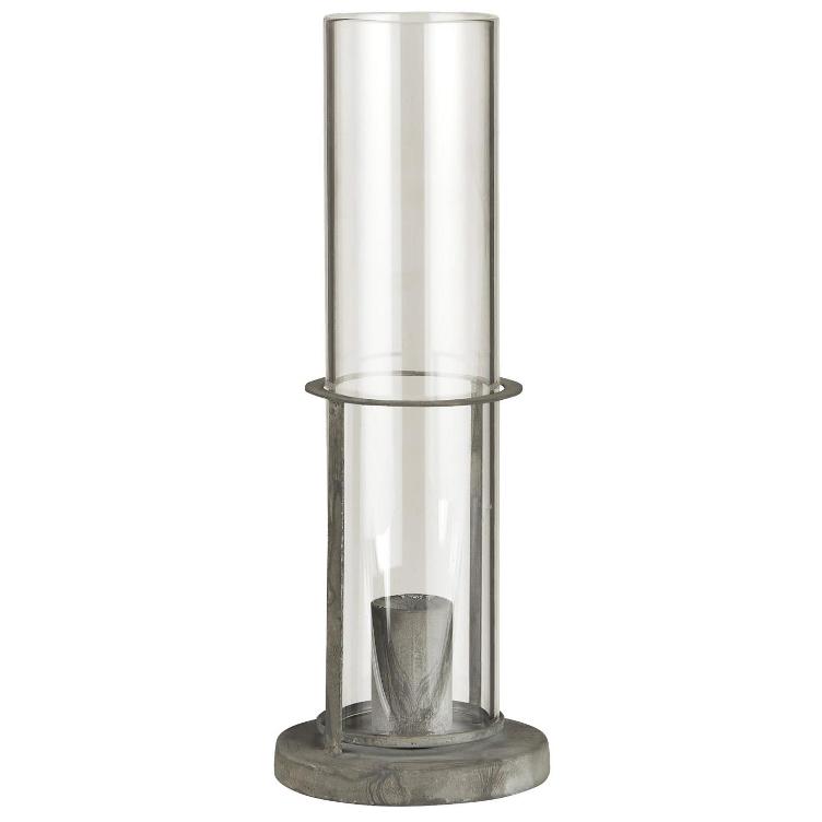 Kerzenhalter mit Glas