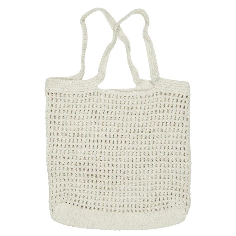 Tasche gehäkelt – butter cream
