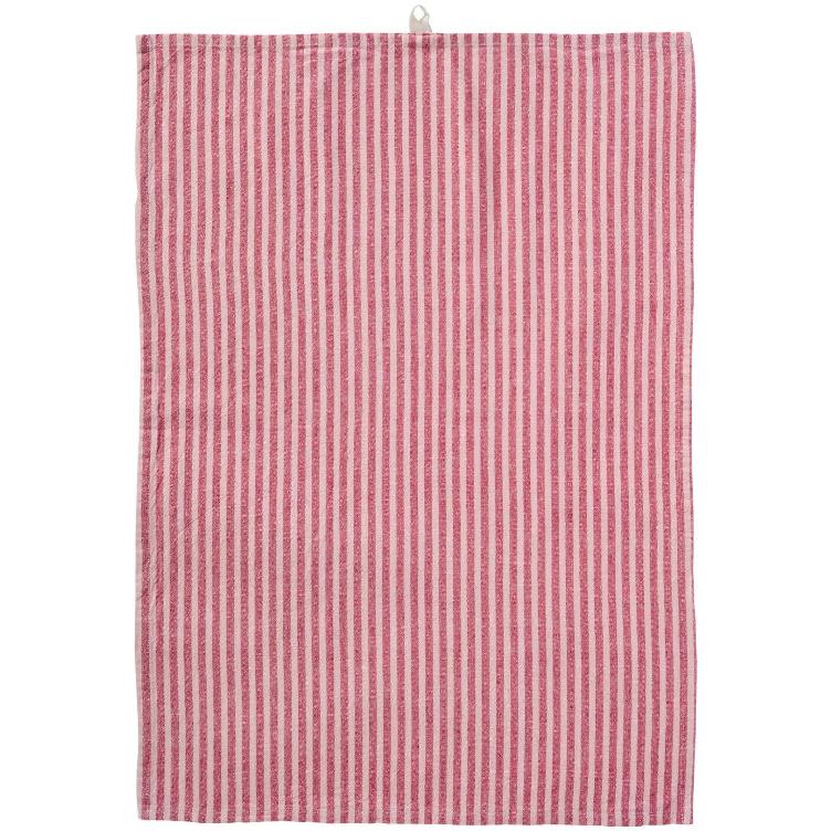 Geschirrtuch Linea rosa/himbeer