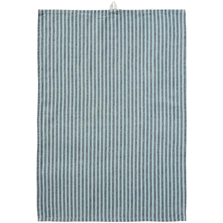 Geschirrtuch Linea grau/türkis