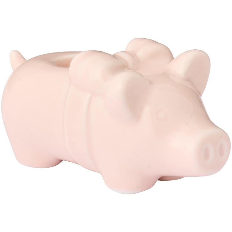 Kerzenhalter Schwein hellrosa