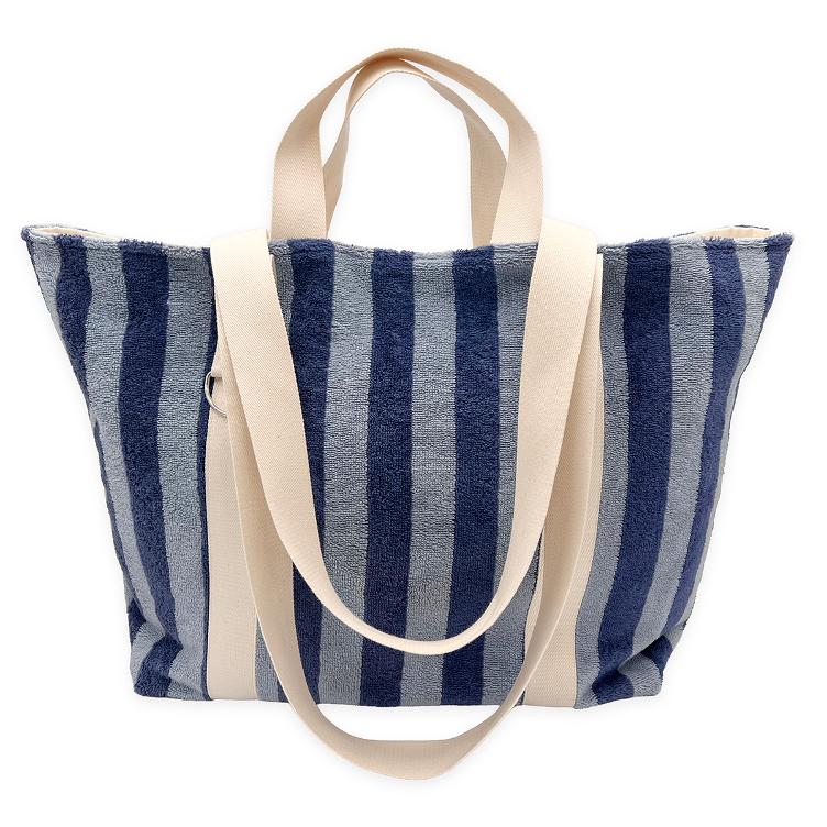 Badetasche FROTTEE L – blau/hellblau