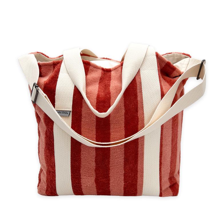 Badetasche FROTTEE S – rost/pfirsich
