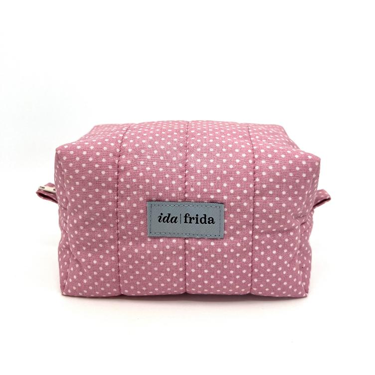 Box-Necessaire gesteppt – rosa