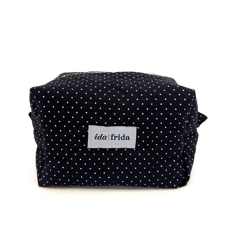 Box-Necessaire gesteppt – schwarz