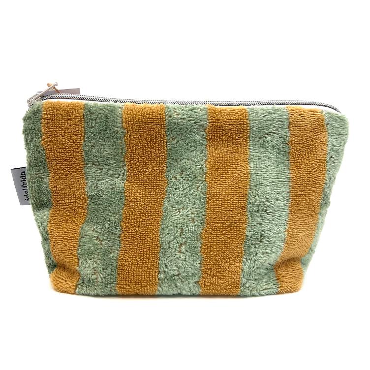 Frottee Necessaire – schilf/camel