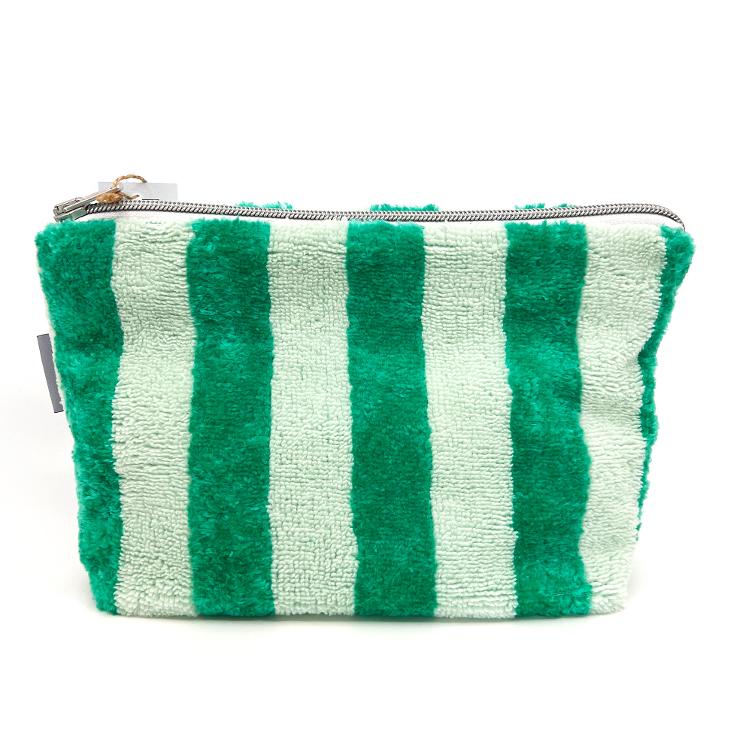 Frottee Necessaire – smaragd/pastellmint