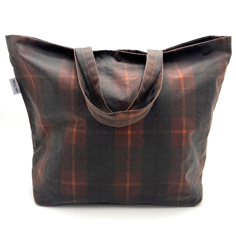 Shopper TRUDY – Tartan braun