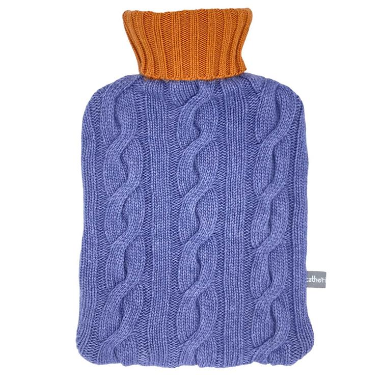 Wärmeflasche Kaschmirmischung lilac & saffron